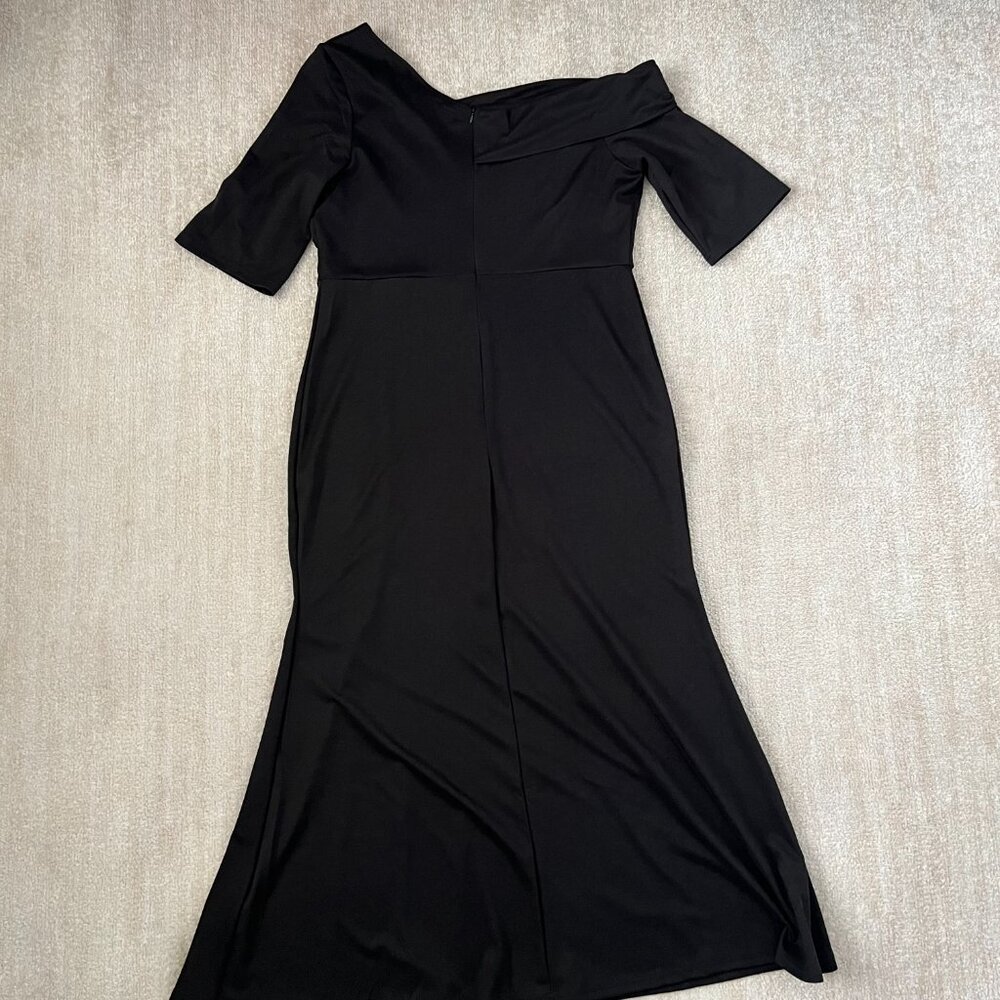 Stylewe Black Short Sleeve Maxi Dress 2XL - Picture 4 of 11